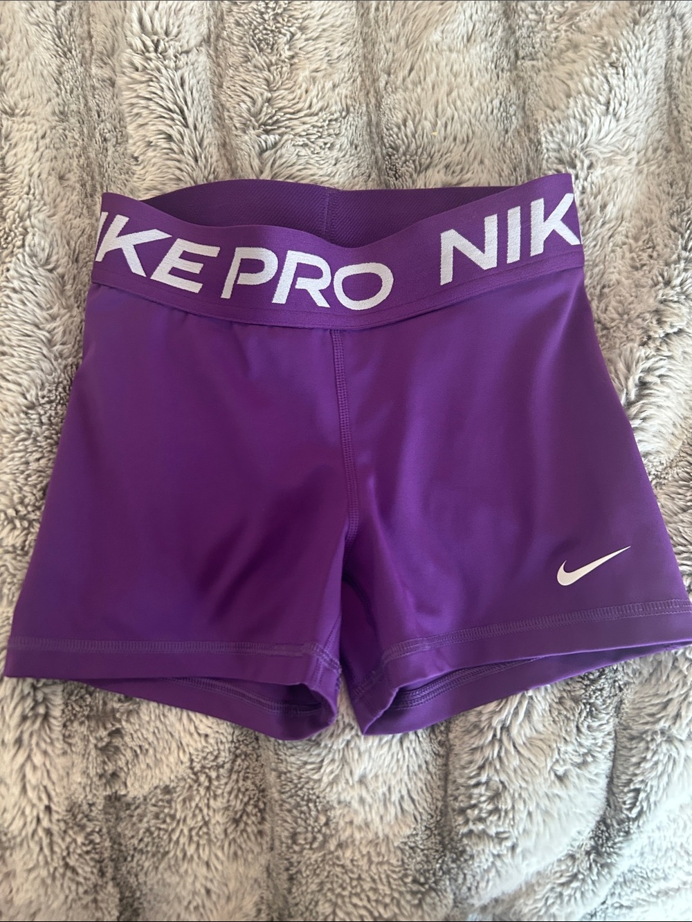 Nike Pro Purple Dri-FIT Compression Shorts Women's Size - XS 3" inseam